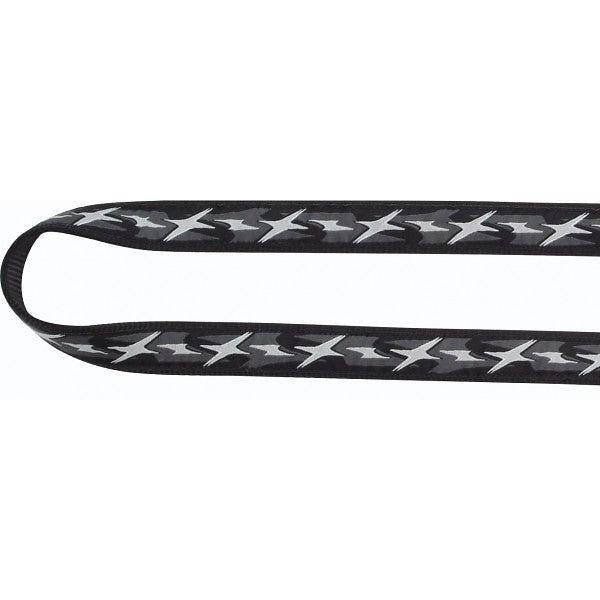 Nylon Leash/Comfort Handle  Ninja - Black 16mm wide strap x 1.2mtr long